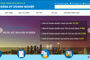 Đăng ký doanh nghiệp qua mạng online